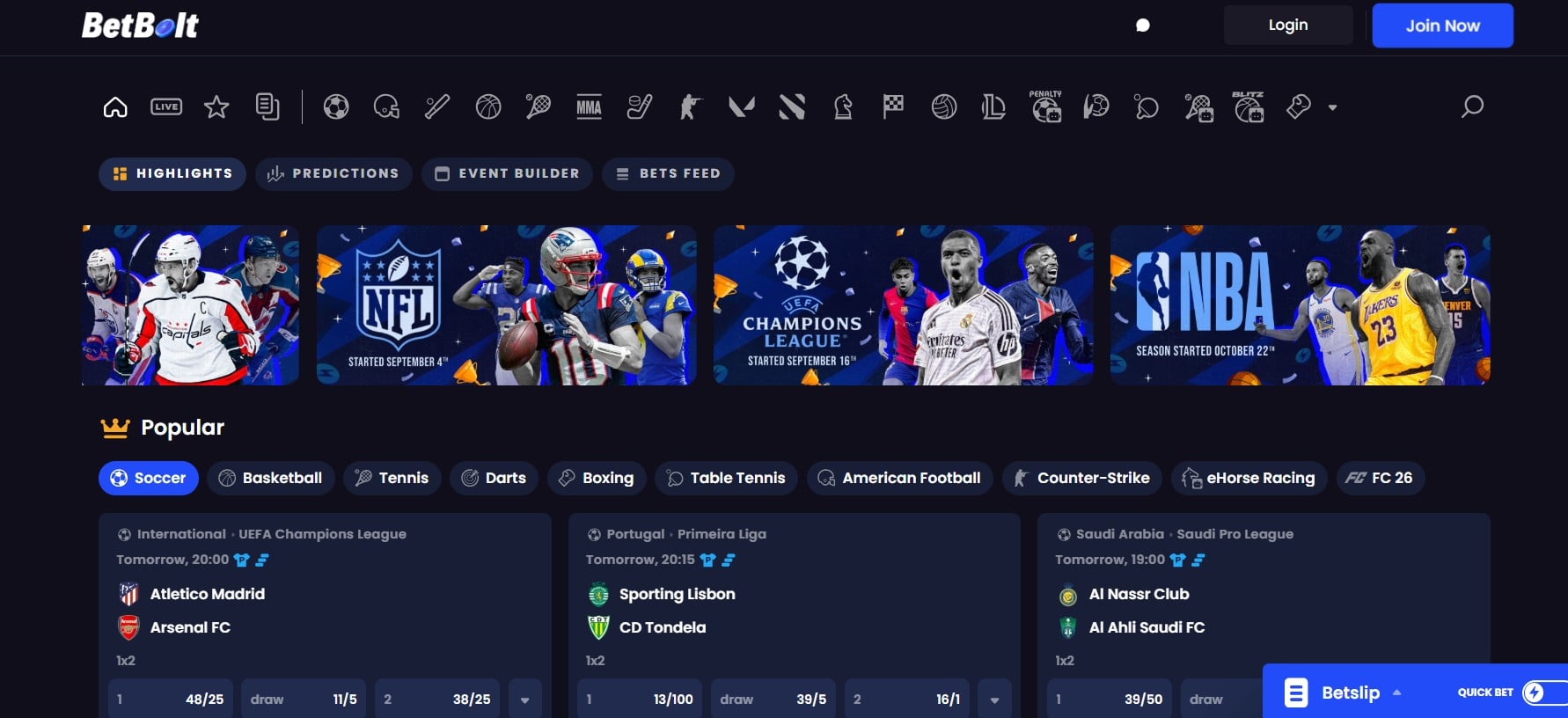 BetBolt Sportsbook